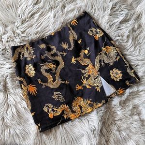 Dragon mini skirt